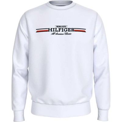 блуза,мъжки,пуловери,tommy,hilfiger,mw0mw35530,sweatshirt,white,(white)