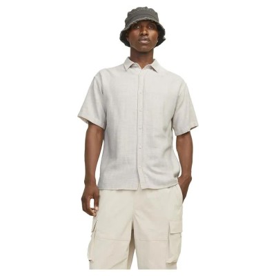 риза,с,къс,ръкав,мъжки,ризи,jack,&,jones,oshua,structure,short,sleeve,shirt,moonbeam,(beige)