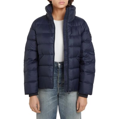 яке,дамски,якета,и,палта,tommy,hilfiger,down,funnel,jacket,blue