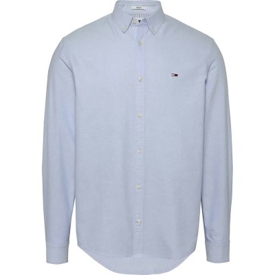 риза,с,дълъг,ръкав,мъжки,ризи,tommy,jeans,entry,reg,oxford,long,sleeve,shirt,blue