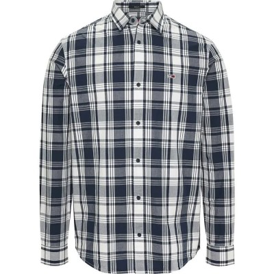 карирана,риза,мъжки,ризи,tommy,jeans,reg,check,long,sleeve,shirt,multicolor