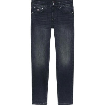 дънки,мъжки,панталони,tommy,jeans,scanton,dh1267,slim,fit,jeans,black