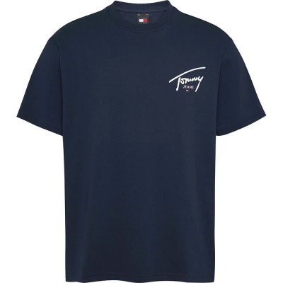 тениска,мъжки,тениски,tommy,jeans,signature,print,short,sleeve,t,shirt,blue