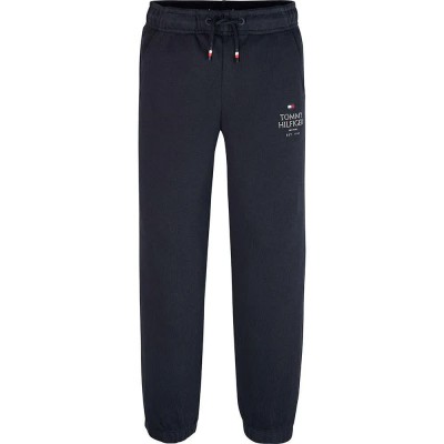 анцуг,детски,панталони,tommy,hilfiger,logo,puff,print,sweat,pants,black