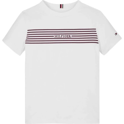 тениска,детски,тениски,tommy,hilfiger,monotype,print,short,sleeve,t,shirt,white,(white,rouge,stripes)