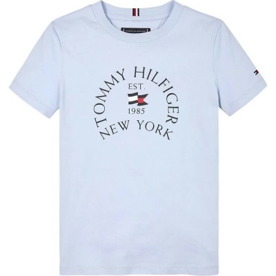 тениска,детски,тениски,tommy,hilfiger,nautical,arch,printed,short,sleeve,t,shirt,breezy,blue,(blue)