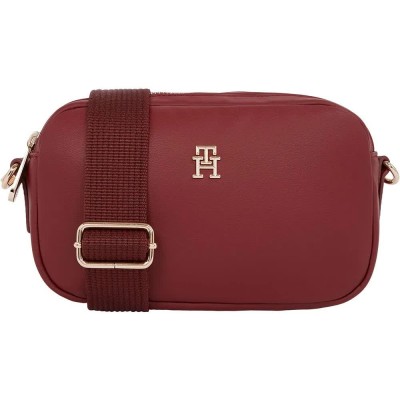 чанта,всички,чанти,tommy,hilfiger,poppy,reform,camera,bag,rouge,(red)