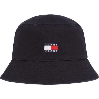 дънки,всички,шапки,tommy,jeans,heritage,core,bucket,hat,black