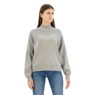 блуза,дамски,пуловери,дамски,плетени,дрехи,g,star,boxy,high,neck,sweater,grey,(grey,alloy,heather)