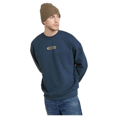 блуза,мъжки,пуловери,g,star,photo,back,print,loose,sweatshirt,blue