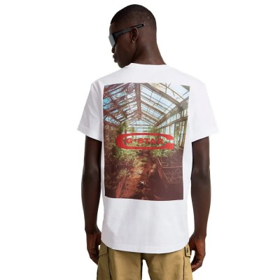тениска,мъжки,тениски,g,star,photo,print,r,t,short,sleeve,t,shirt,white,greenhouse,(white)