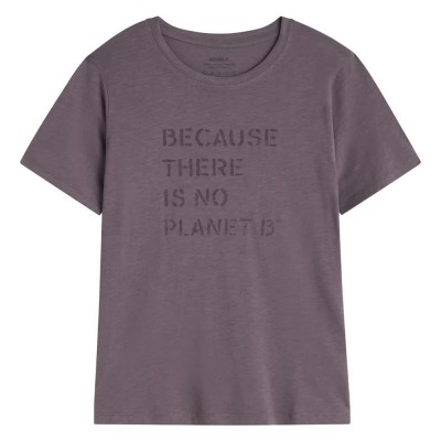 тениска,дамски,тениски,ecoalf,ambel,short,sleeve,t,shirt,peppercorn,(purple)