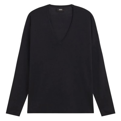 блуза,дамски,пуловери,дамски,плетени,дрехи,ecoalf,anturio,sweater,black