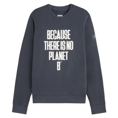 блуза,мъжки,пуловери,ecoalf,barder,sweatshirt,steel,blue,(blue)