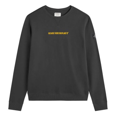 блуза,мъжки,пуловери,ecoalf,disa,sweatshirt,asphalt,(black)