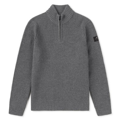 блуза,мъжки,пуловери,ecoalf,drago,sweater,grey,(medium,grey,melange)
