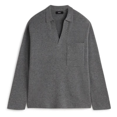 блуза,дамски,пуловери,дамски,плетени,дрехи,ecoalf,jaca,sweater,grey