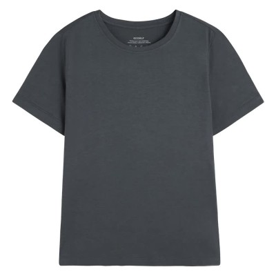 тениска,дамски,тениски,ecoalf,lake,short,sleeve,t,shirt,caviar,(grey)