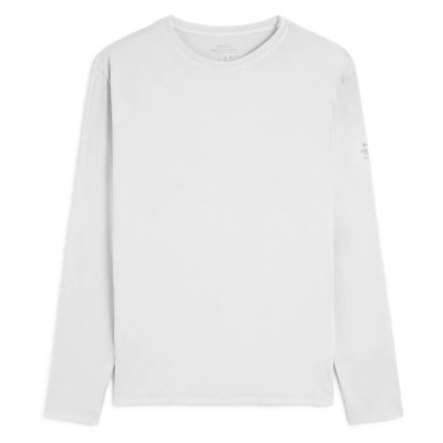 тениска,мъжки,тениски,ecoalf,laredo,long,sleeve,t,shirt,white,(white)
