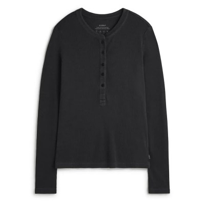 тениска,дамски,тениски,ecoalf,lille,long,sleeve,t,shirt,black