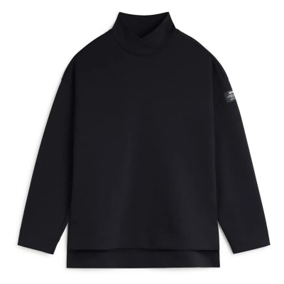 блуза,дамски,блузи,ecoalf,maia,sweatshirt,black,(black)