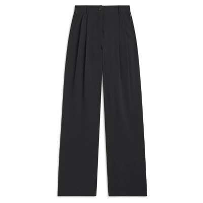 панталони,дамски,панталони,ecoalf,miel,pants,black