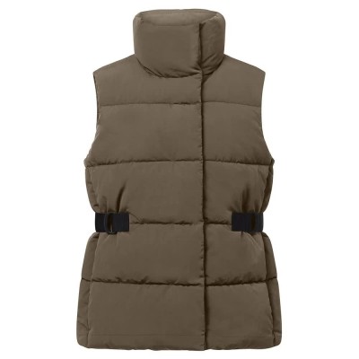 потник,дамски,потници,ecoalf,misen,vest,dark,olive,(green,brown)