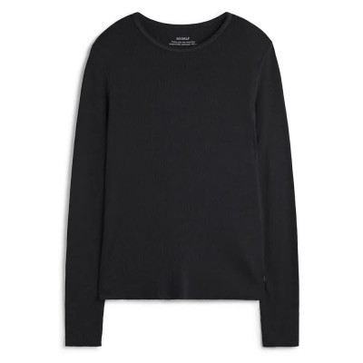 тениска,дамски,тениски,ecoalf,sines,long,sleeve,t,shirt,black