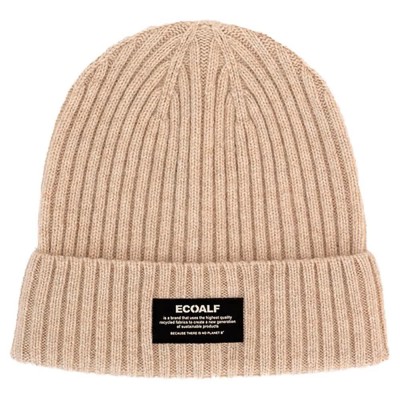 шапка,всички,шапки,ecoalf,thick,beanie,beige,(beige,melange)