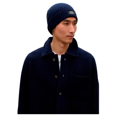 шапка,всички,шапки,ecoalf,thick,beanie,deep,navy,(blue)