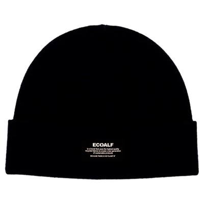 шапка,всички,шапки,ecoalf,thin,beanie,deep,navy,(black)