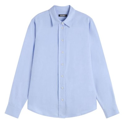 риза,с,дълъг,ръкав,дамски,блузи,дамски,ризи,ecoalf,trima,long,sleeve,shirt,blue