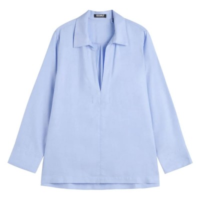 риза,с,дълъг,ръкав,дамски,блузи,дамски,ризи,ecoalf,vega,long,sleeve,shirt,blue