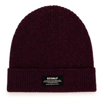 шапка,всички,шапки,ecoalf,wool,beanie,grape,melange,(red)