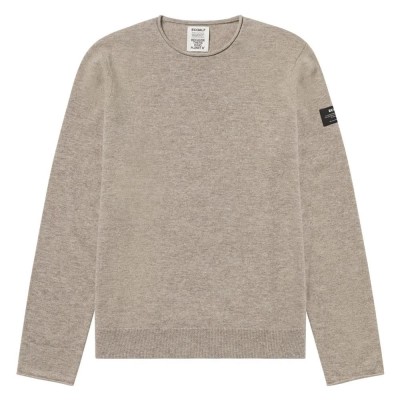 блуза,мъжки,пуловери,ecoalf,yulan,sweater,dark,sand,melange,(beige)
