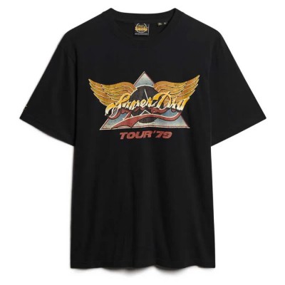 тениска,мъжки,тениски,дамски,тениски,superdry,70s,rock,graphic,band,short,sleeve,t,shirt,black,(jet,black)