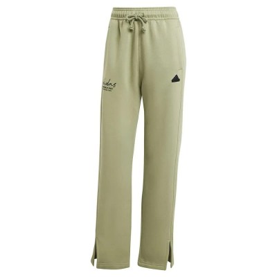 панталони,дамски,панталони,adidas,signature,graphic,embroidery,fleece,straight,pants,green
