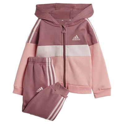 анцуг,детски,анцузи,adidas,tiberio,3,stripes,colorblock,fleece,tracksuit,preloved,crimson,semi,pink,spark,sandy,pink,(pink)