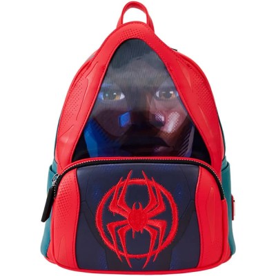 раница,раници,loungefly,miles,morales,spider,verse,marvel,backpack,26,cm,red