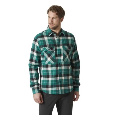 риза,с,дълъг,ръкав,мъжки,ризи,helly,hansen,lokka,long,sleeve,shirt,emerald,(green)