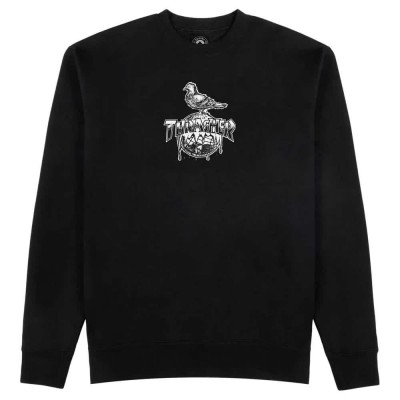 тениска,мъжки,тениски,thrasher,cover,the,earth,long,sleeve,t,shirt,black,(black)
