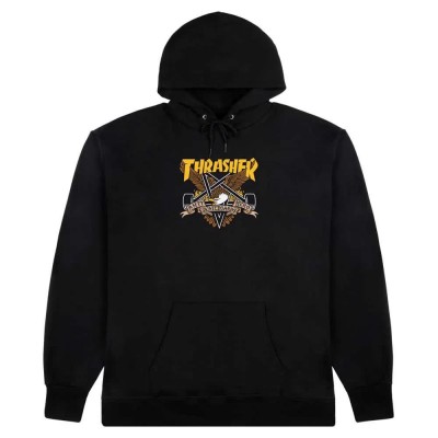 суичър,мъжки,пуловери,thrasher,eaglegram,hoodie,black,(black)