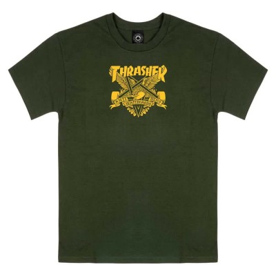 тениска,мъжки,тениски,thrasher,eaglegram,short,sleeve,t,shirt,green,(forest,green)