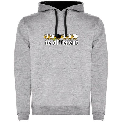 суичър,мъжки,пуловери,kruskis,be,different,padel,two,colour,hoodie,grey,(heather,grey,black)