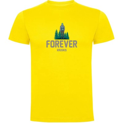 тениска,мъжки,тениски,kruskis,forever,short,sleeve,t,shirt,yellow