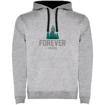 суичър,мъжки,пуловери,kruskis,forever,two,colour,hoodie,heather,grey,black,(grey)