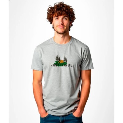 тениска,мъжки,тениски,kruskis,happy,camping,short,sleeve,t,shirt,grey,(heather,grey)