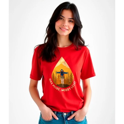 тениска,дамски,тениски,kruskis,hike,more,short,sleeve,t,shirt,red,(red)