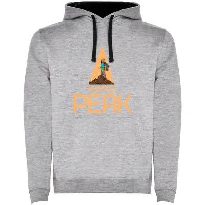 суичър,мъжки,пуловери,kruskis,peak,two,colour,hoodie,heather,grey,black,(grey)