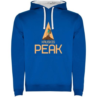 суичър,мъжки,пуловери,kruskis,peak,two,colour,hoodie,royal,blue,white,(blue)